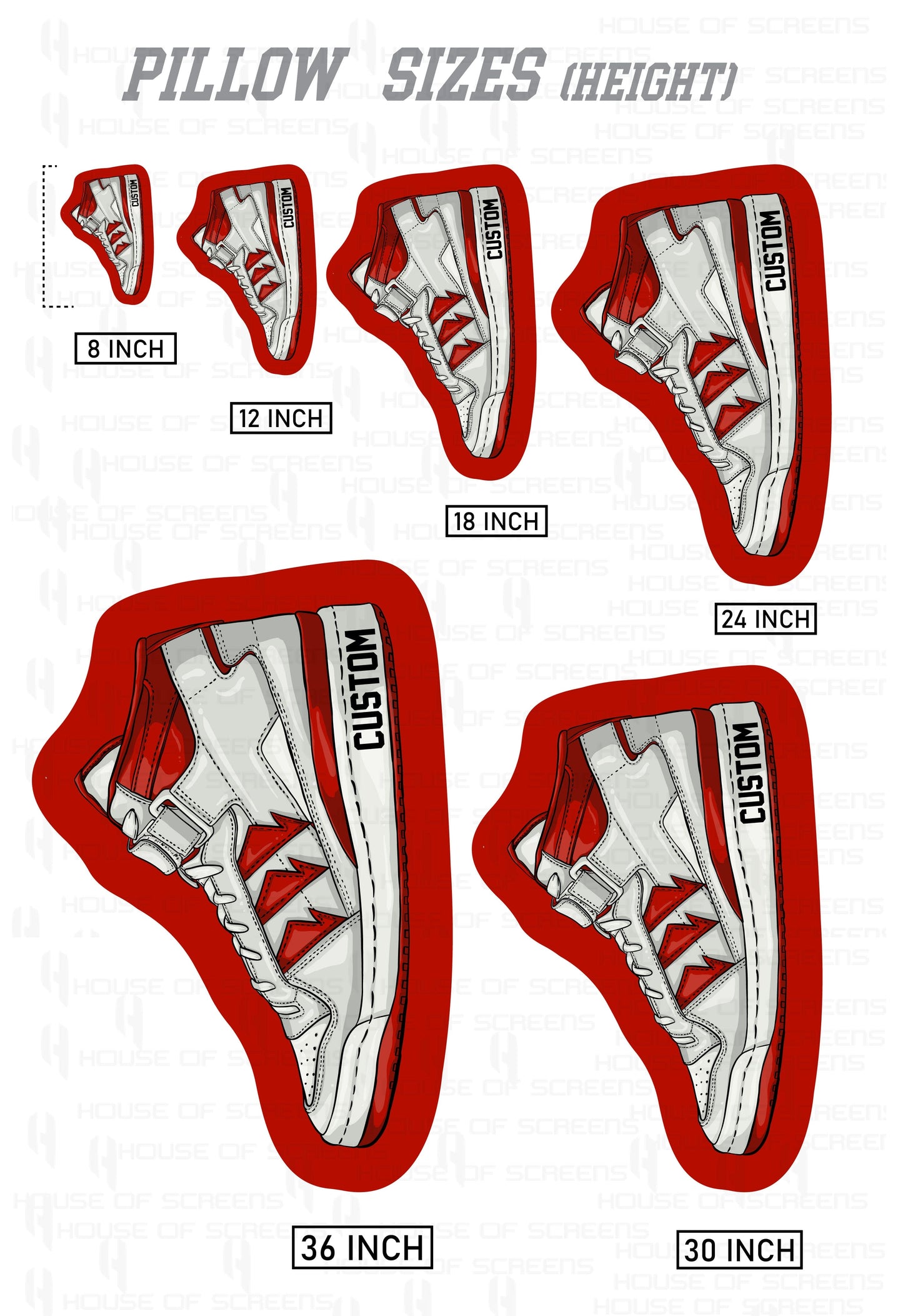 Custom Shoe Sneakers Pillow for Kids and Adults | Personalized Toy shoe Pillow | Personalized Gift - My Store