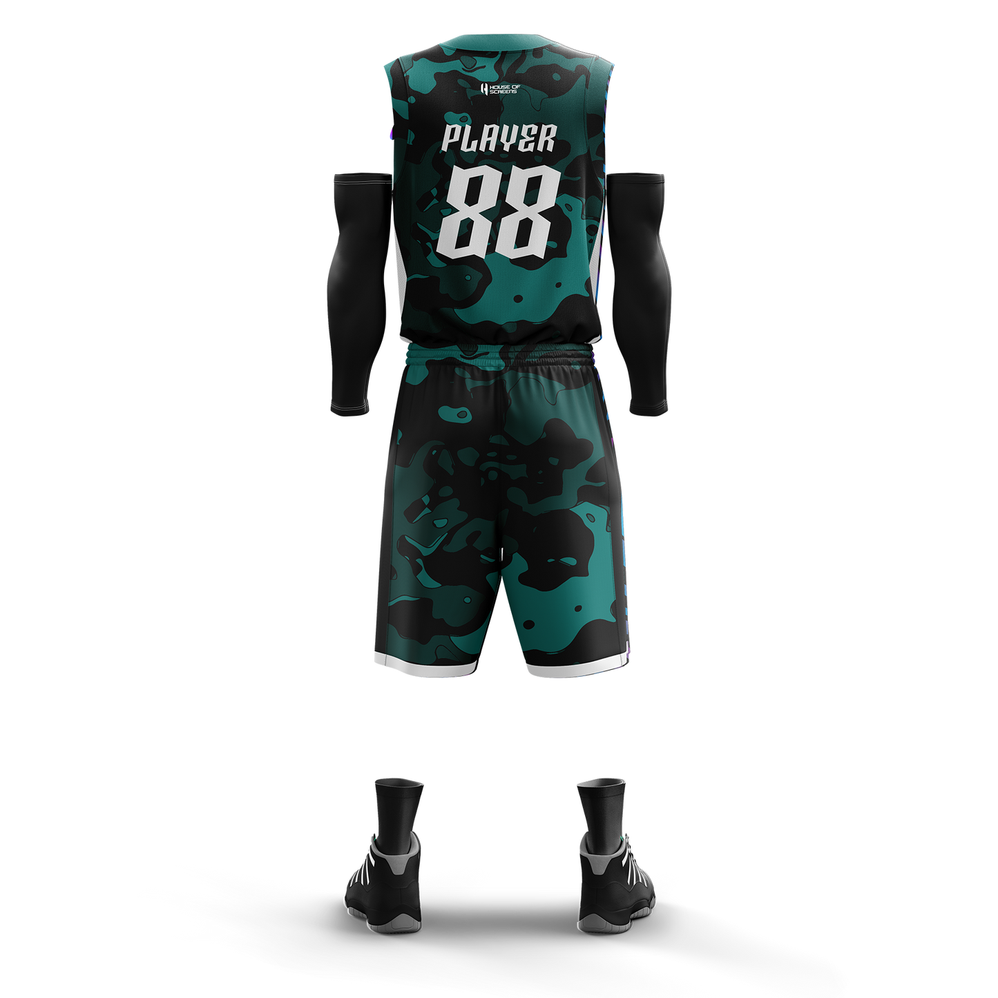 Custom Basketball Jersey and Shorts β Personalized Team Name, Player Name & Number β No Minimum Order- HX06BS