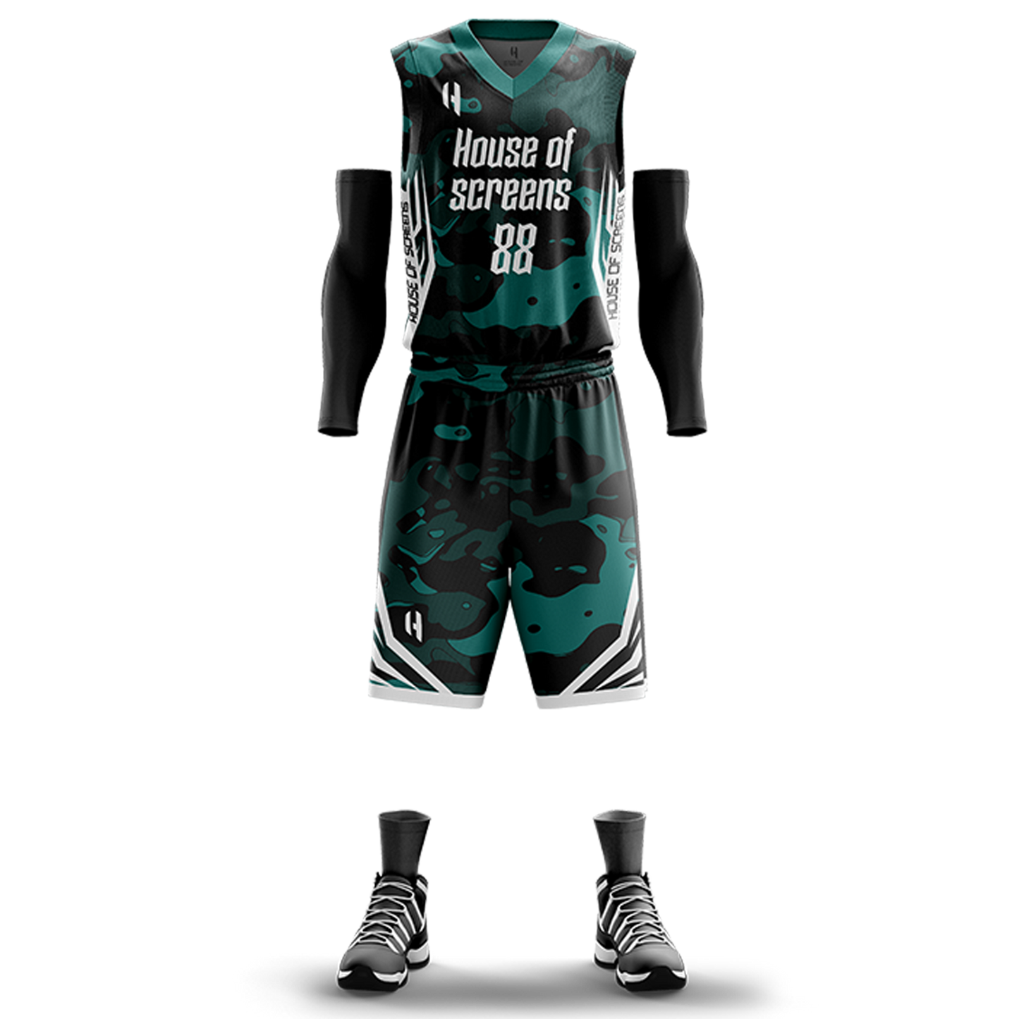 Custom Basketball Jersey and Shorts β Personalized Team Name, Player Name & Number β No Minimum Order- HX06BS