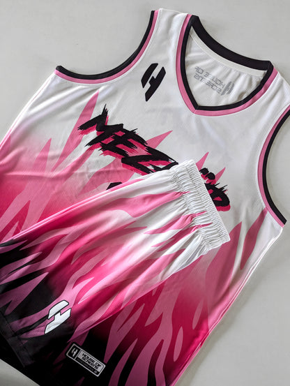 Custom Basketball Jersey and Shorts – Personalized Team Name, Player Name & Number – No Minimum Order- HX346BS