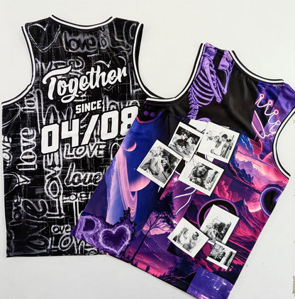Custom Couple Jerseys – Perfect for Anniversaries, Valentine’s Day, or Gifting | Save on Sets of 2 | HX14VAL