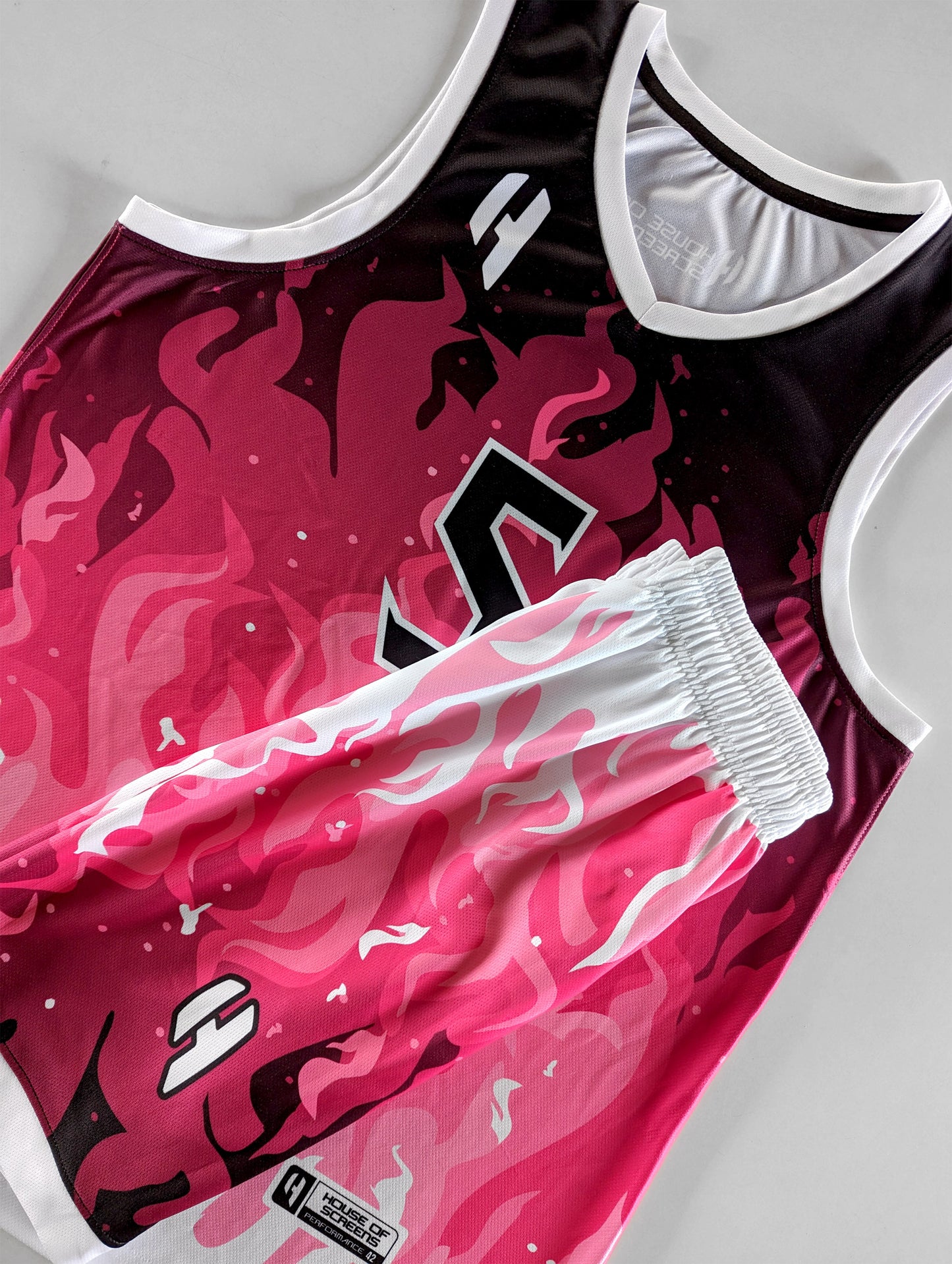 Custom Basketball Jersey and Shorts – Personalized Team Name, Player Name & Number – No Minimum Order- HX273BS