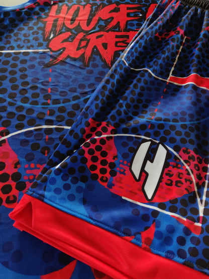 Custom Basketball Jersey and Shorts – Personalized Team Name, Player Name & Number – No Minimum Order- HX166BS