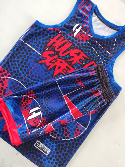 Custom Basketball Jersey and Shorts – Personalized Team Name, Player Name & Number – No Minimum Order- HX166BS