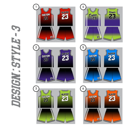 Custom Toddler Basketball Jersey | Personalized Youth and Adult Basketball Uniform | Basketball Jerseys Style - 3 - My Store
