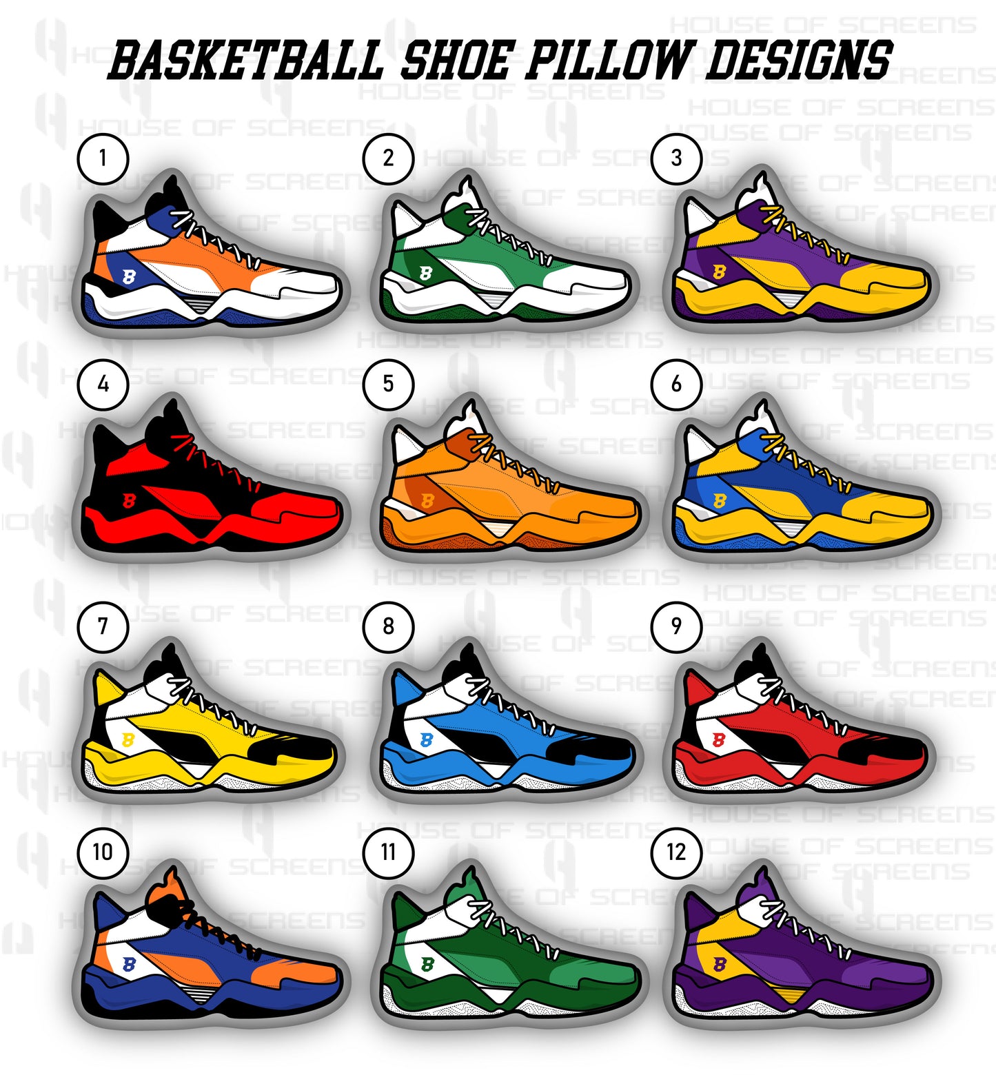 Custom Basketball Shoe Pillow for Kids and Adults | Personalized Toy shoe Pillow | Personalized Gift