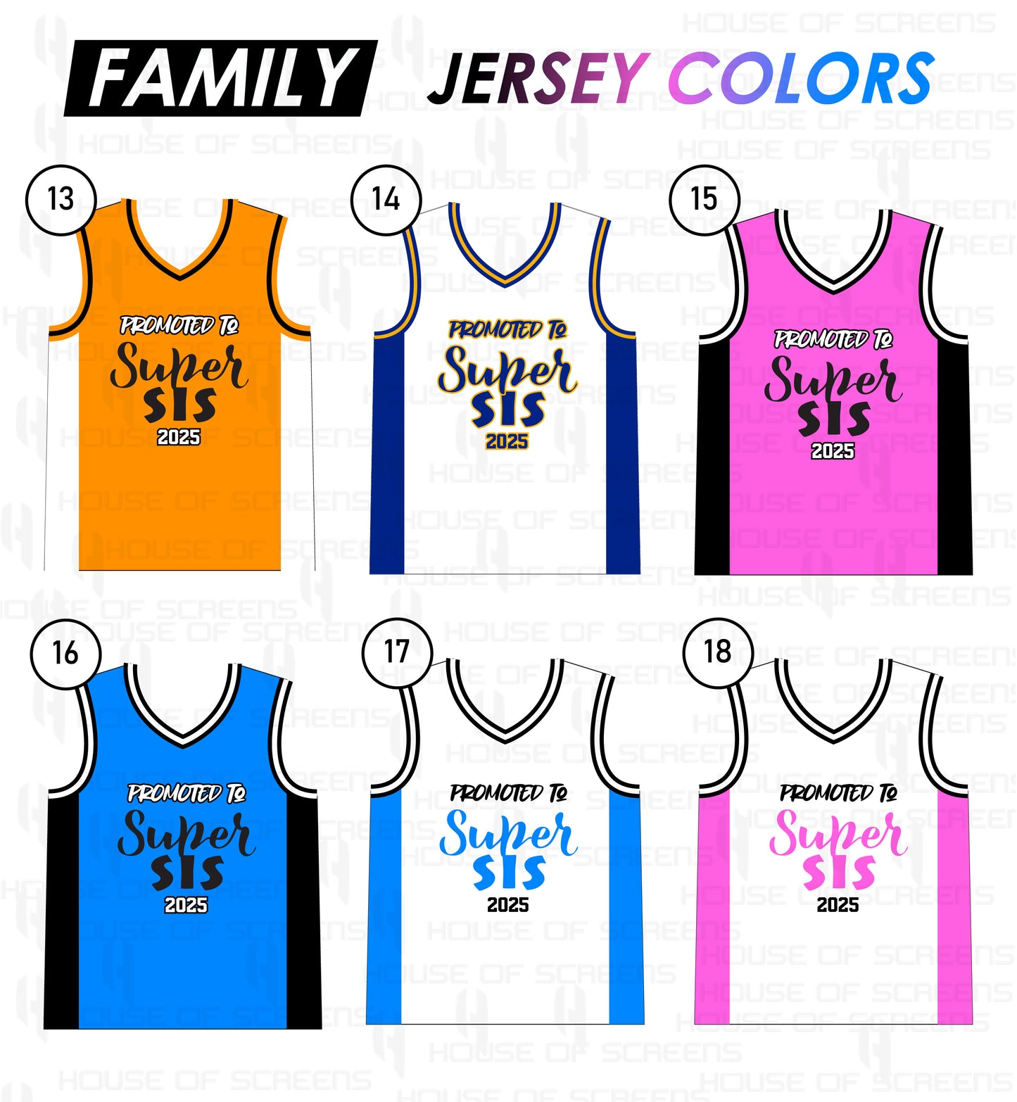 Family Matching Set Jerseys and shorts
