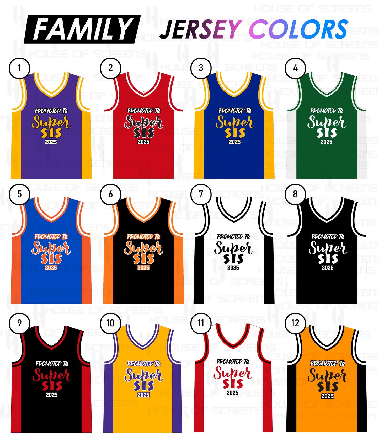 Family Matching Set Jerseys and shorts