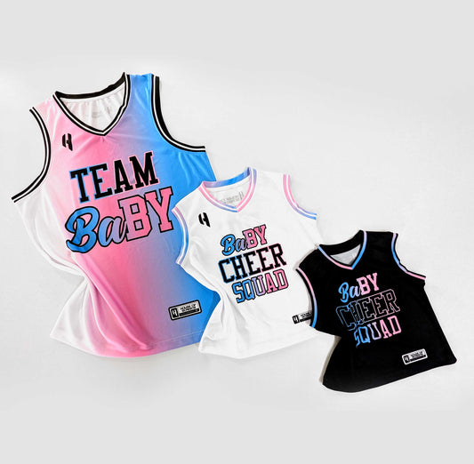 Neutral Jerseys for Baby Gender Reveal Party