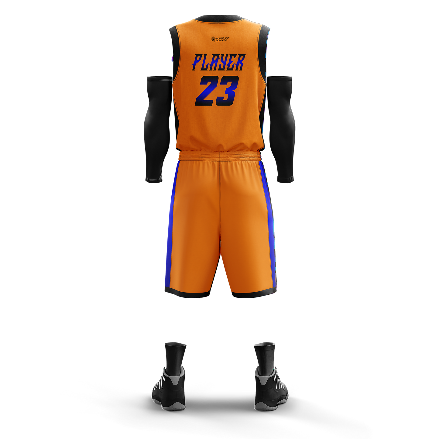 Custom Basketball Jersey and Shorts – Personalized Team Name, Player Name & Number – No Minimum Order- HX03BS
