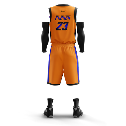 Custom Basketball Jersey and Shorts – Personalized Team Name, Player Name & Number – No Minimum Order- HX03BS