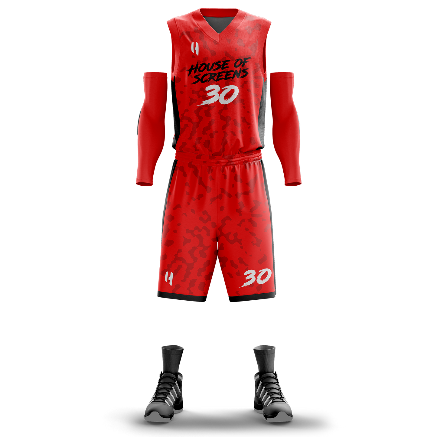 Custom Basketball Jersey and Shorts – Personalized Team Name, Player Name & Number – No Minimum Order- HX04BS