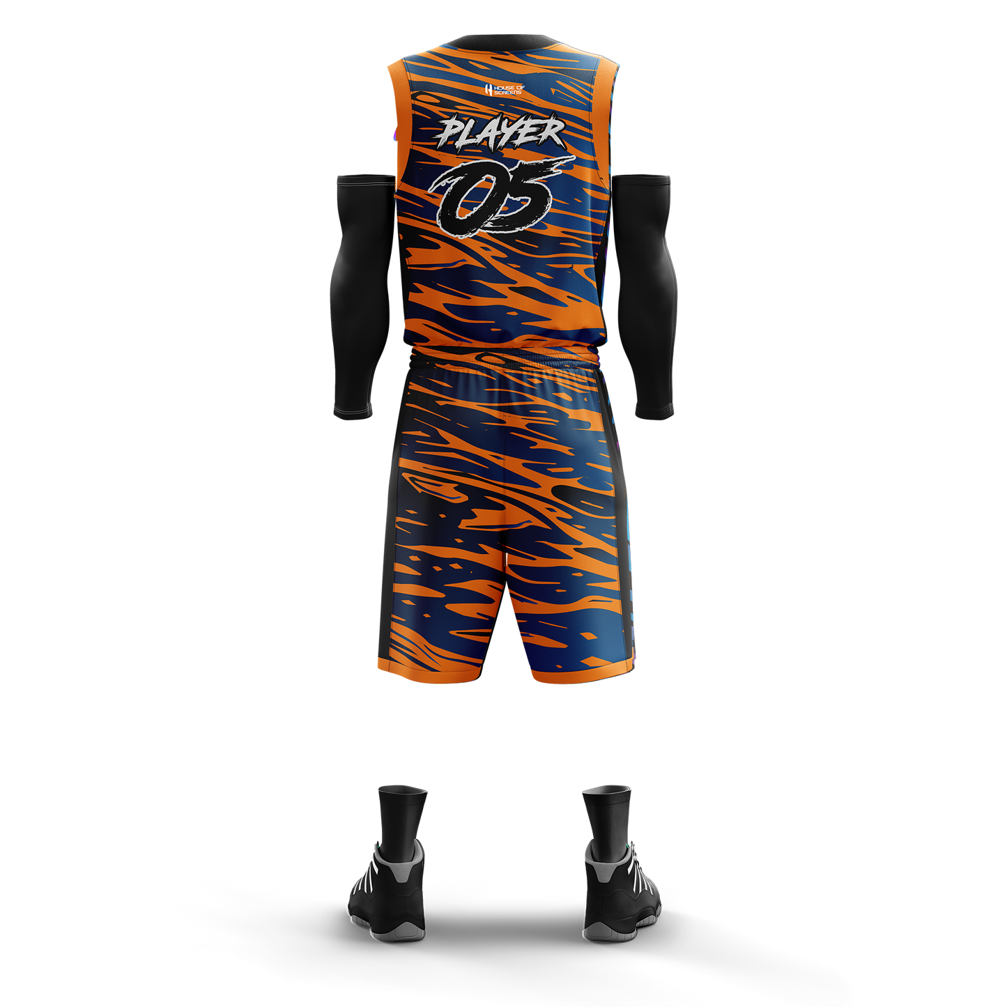 Custom Basketball Jersey and Shorts – Personalized Team Name, Player Name & Number – No Minimum Order- HX05BS