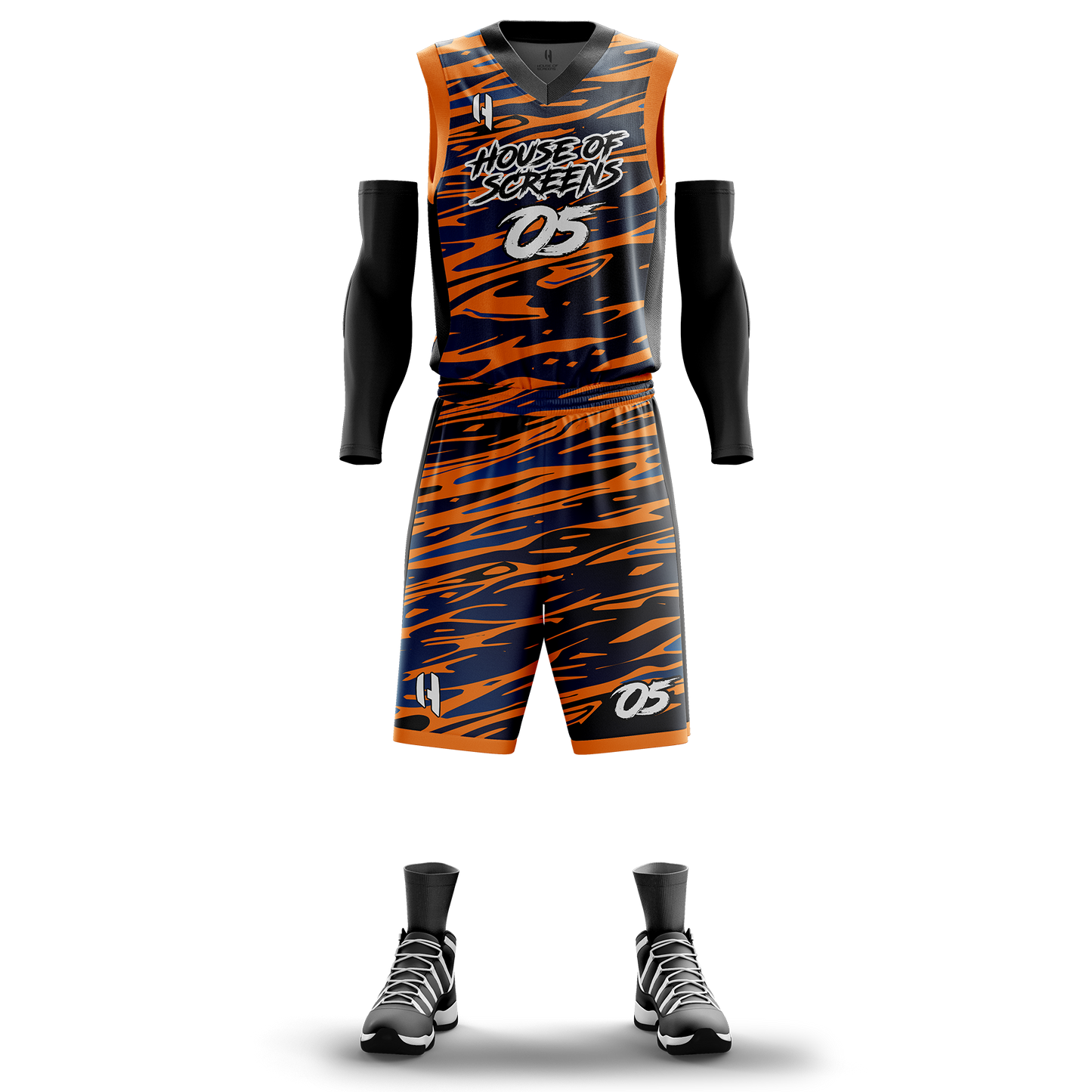 Custom Basketball Jersey and Shorts – Personalized Team Name, Player Name & Number – No Minimum Order- HX05BS