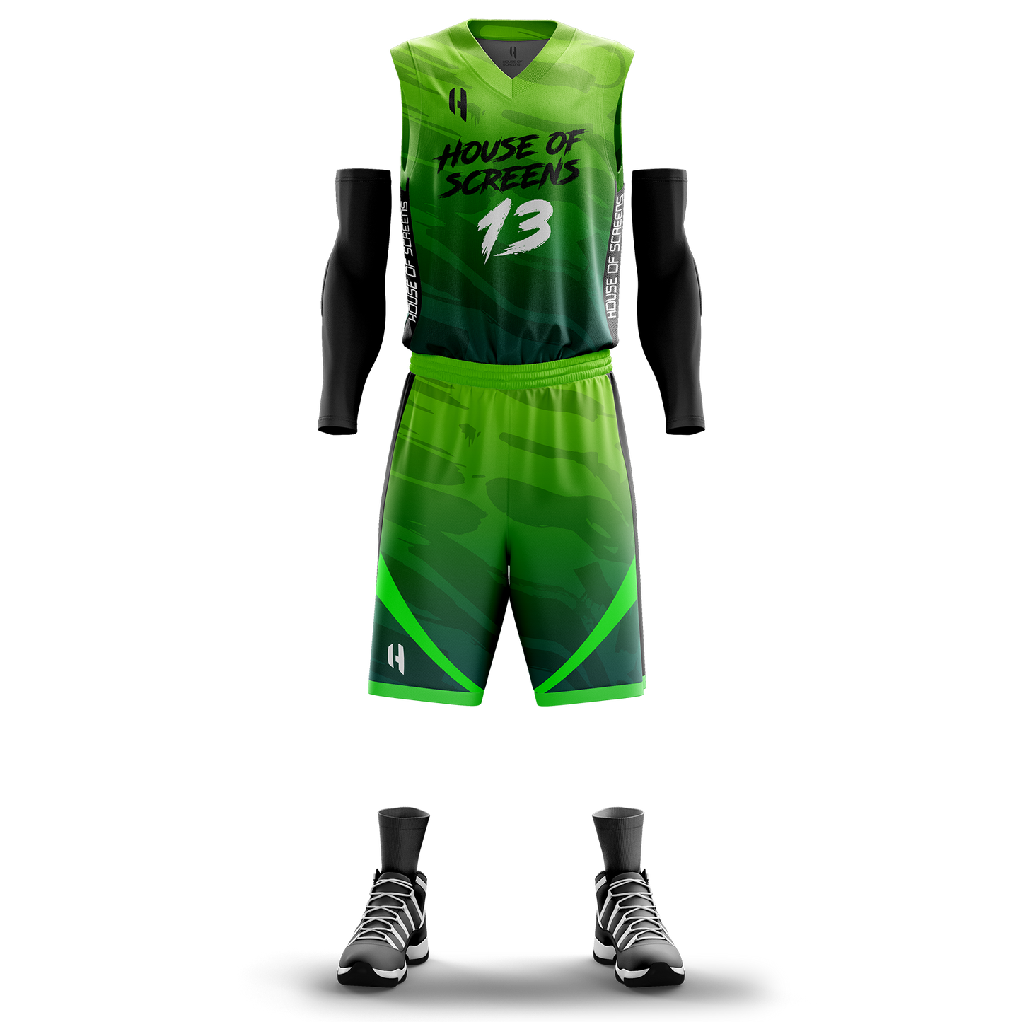 Custom Basketball Jersey and Shorts – Personalized Team Name, Player Name & Number – No Minimum Order- HX07BS