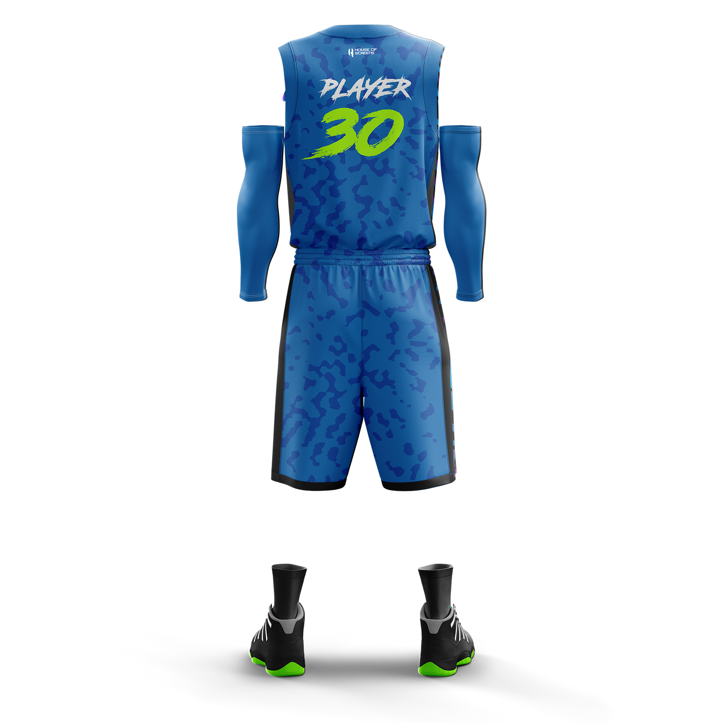 Custom Basketball Jersey and Shorts – Personalized Team Name, Player Name & Number – No Minimum Order- HX09BS