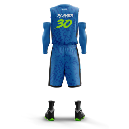 Custom Basketball Jersey and Shorts – Personalized Team Name, Player Name & Number – No Minimum Order- HX09BS