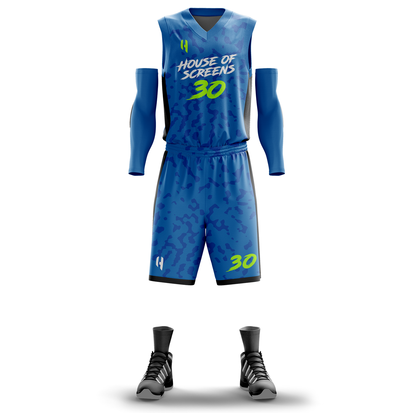 Custom Basketball Jersey and Shorts – Personalized Team Name, Player Name & Number – No Minimum Order- HX09BS