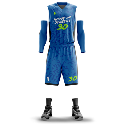 Custom Basketball Jersey and Shorts – Personalized Team Name, Player Name & Number – No Minimum Order- HX09BS