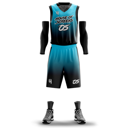 Custom Basketball Jersey and Shorts – Personalized Team Name, Player Name & Number – No Minimum Order- HX10BS