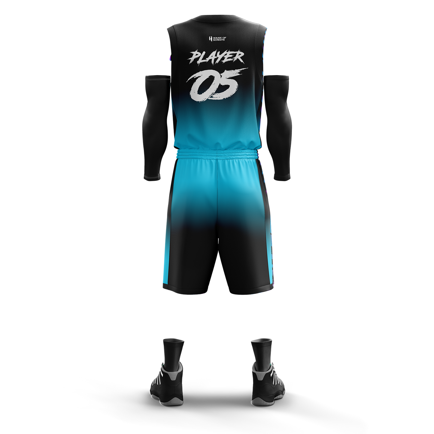 Custom Basketball Jersey and Shorts – Personalized Team Name, Player Name & Number – No Minimum Order- HX11BS