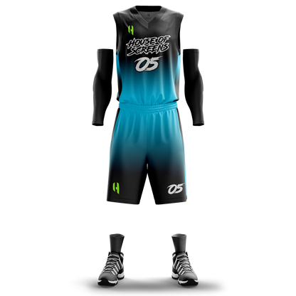 Custom Basketball Jersey and Shorts – Personalized Team Name, Player Name & Number – No Minimum Order- HX11BS