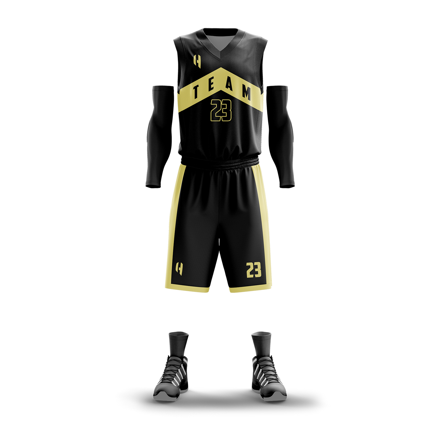 Custom Basketball Jersey and Shorts – Personalized Team Name, Player Name & Number – No Minimum Order- HX209BS