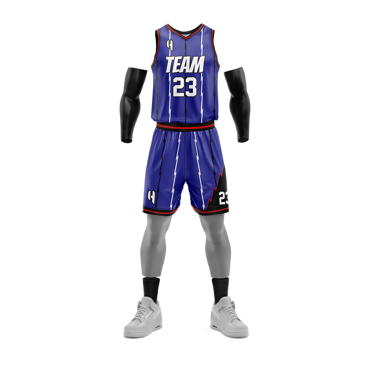 Custom Basketball Jersey and Shorts – Personalized Team Name, Player Name & Number – No Minimum Order- HX211BS