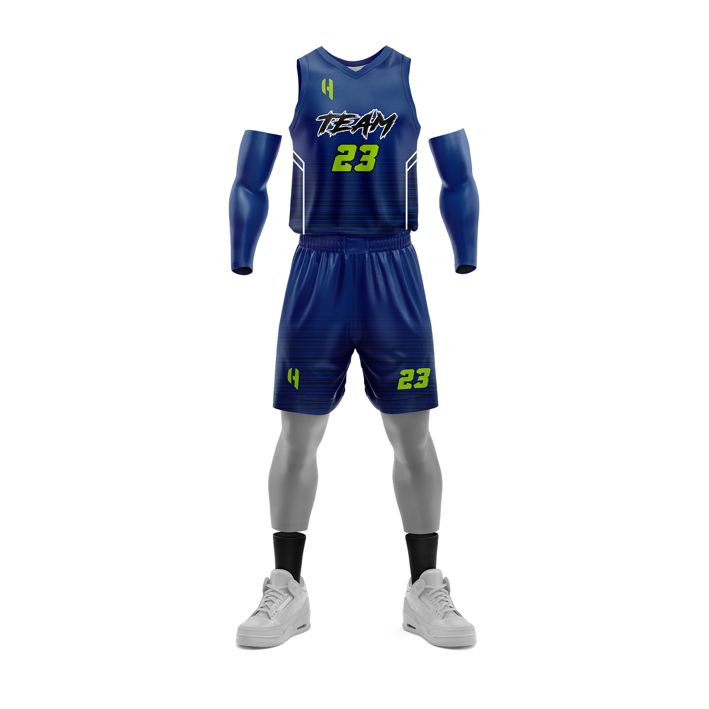 Custom Basketball Jersey and Shorts – Personalized Team Name, Player Name & Number – No Minimum Order- HX237BS