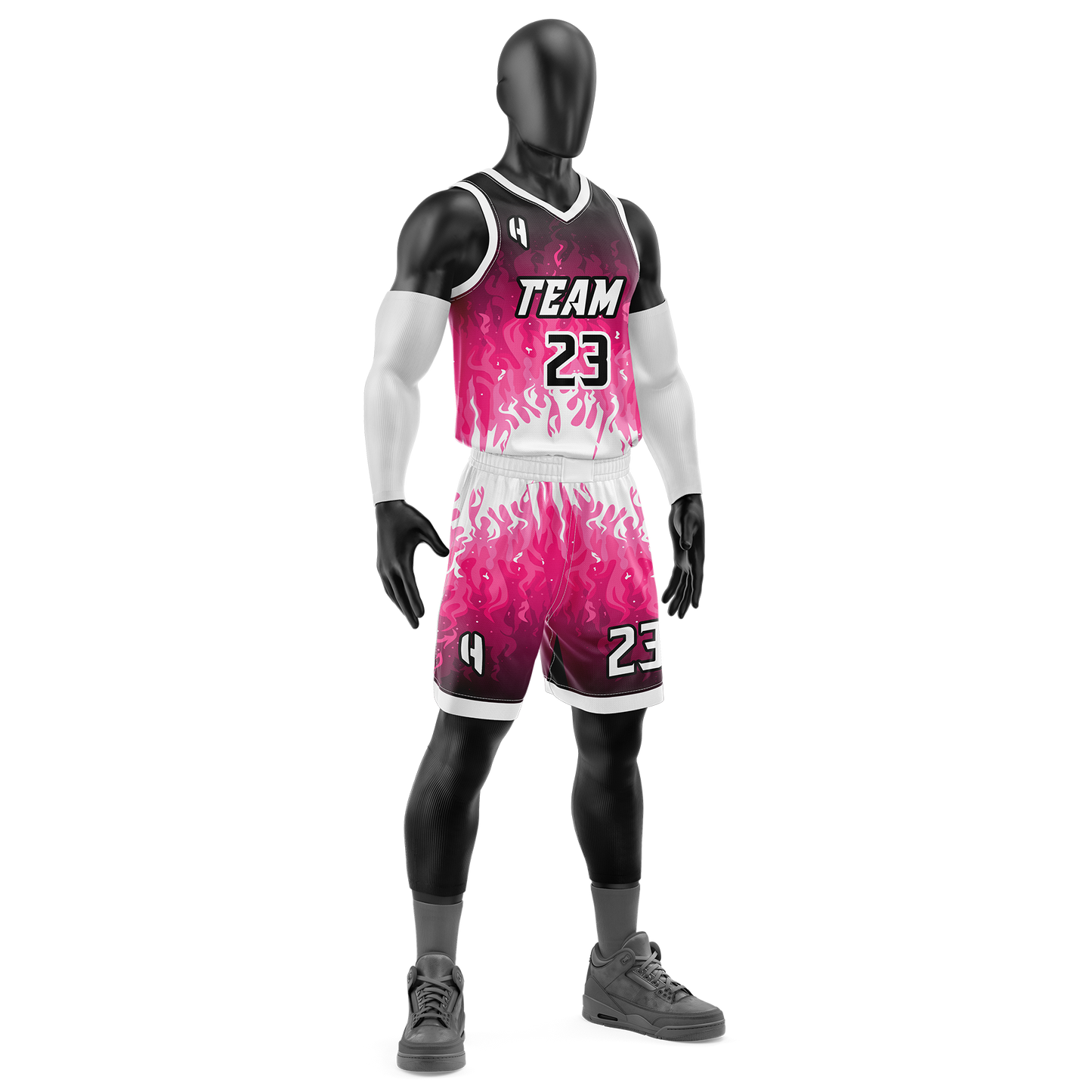 Custom Basketball Jersey and Shorts – Personalized Team Name, Player Name & Number – No Minimum Order- HX273BS