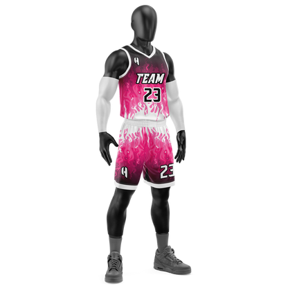 Custom Basketball Jersey and Shorts – Personalized Team Name, Player Name & Number – No Minimum Order- HX273BS