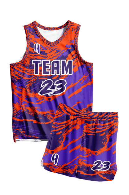 Custom Basketball Jersey and Shorts – Personalized Team Name, Player Name & Number – No Minimum Order- HX304BS