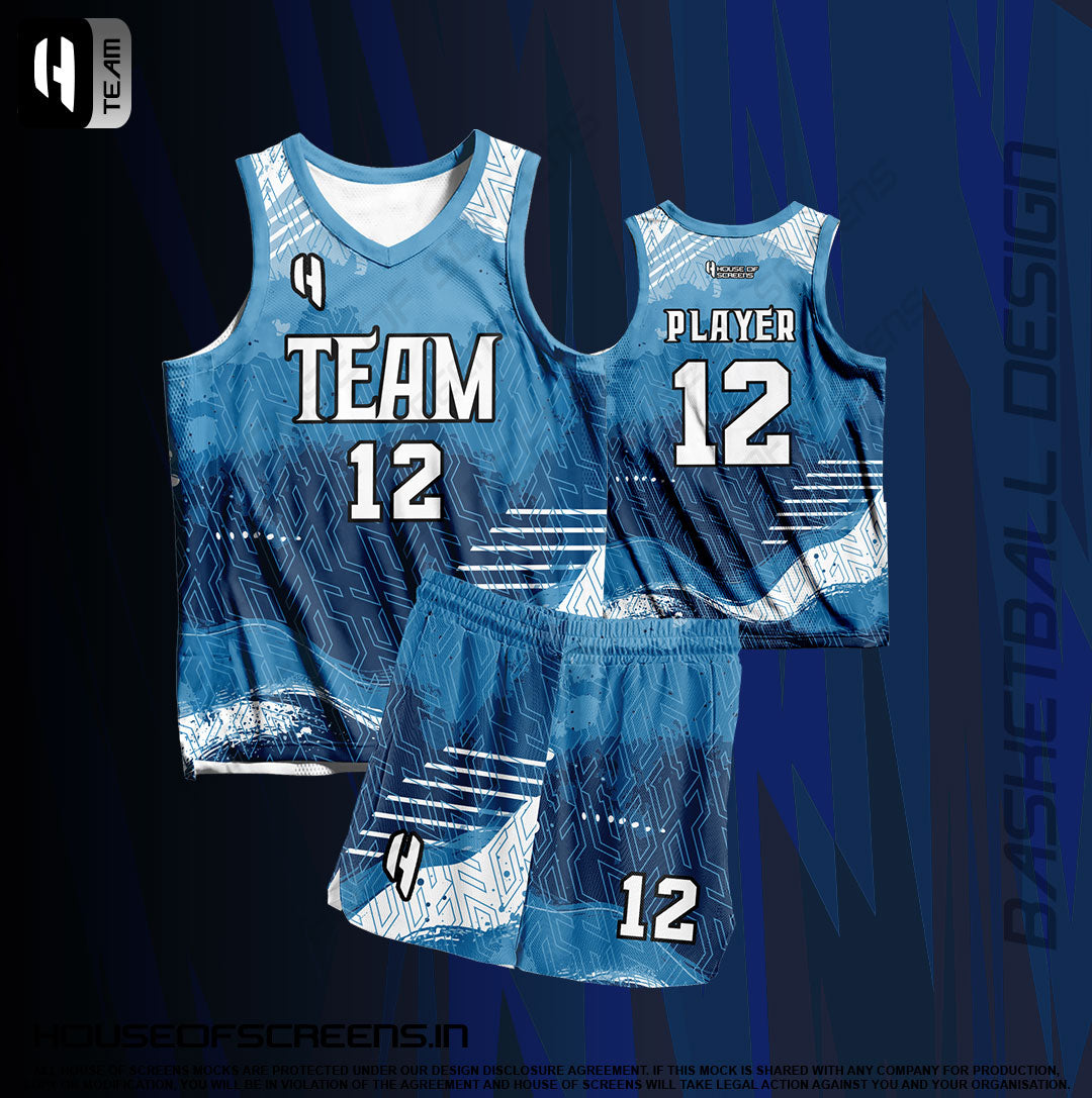 Custom Basketball Jersey and Shorts – Personalized Team Name, Player Name & Number – No Minimum Order- HX381BS
