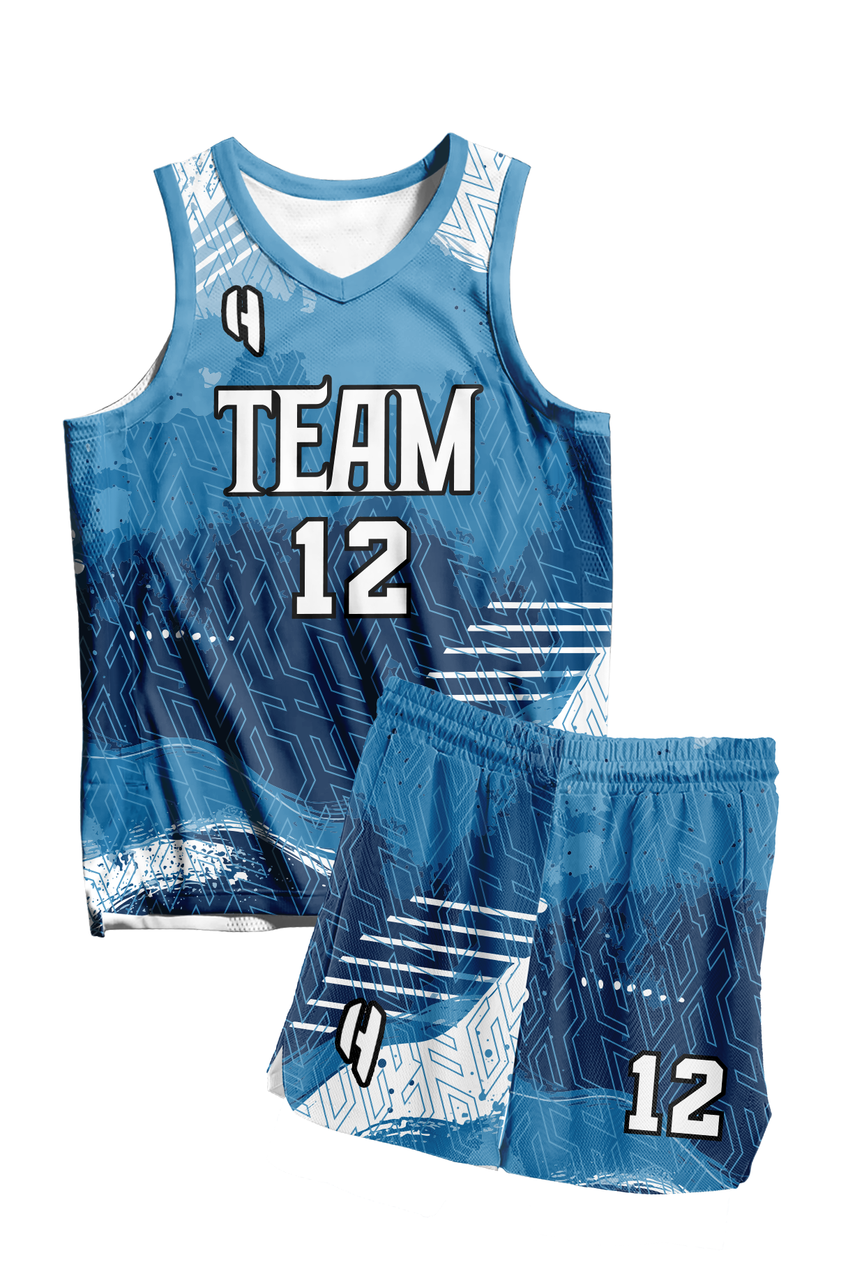 Custom Basketball Jersey and Shorts – Personalized Team Name, Player Name & Number – No Minimum Order- HX381BS
