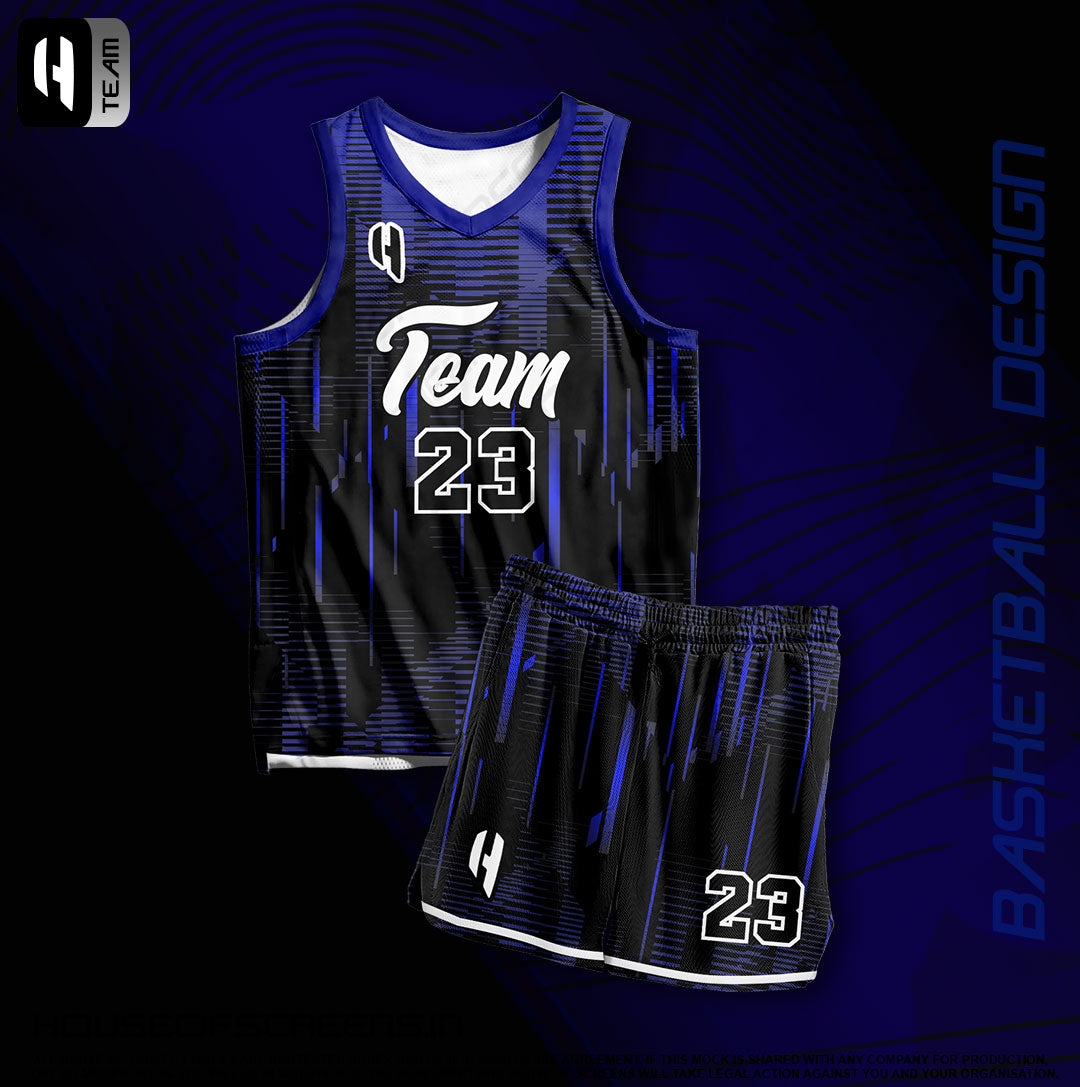 Custom Basketball Jersey and Shorts – Personalized Team Name, Player Name & Number – No Minimum Order- HX385BS