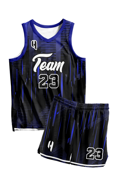 Custom Basketball Jersey and Shorts – Personalized Team Name, Player Name & Number – No Minimum Order- HX385BS