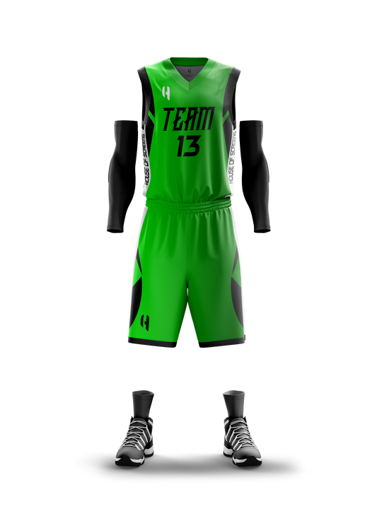 Custom Basketball Jersey and Shorts – Personalized Team Name, Player Name & Number – No Minimum Order- HX92BS