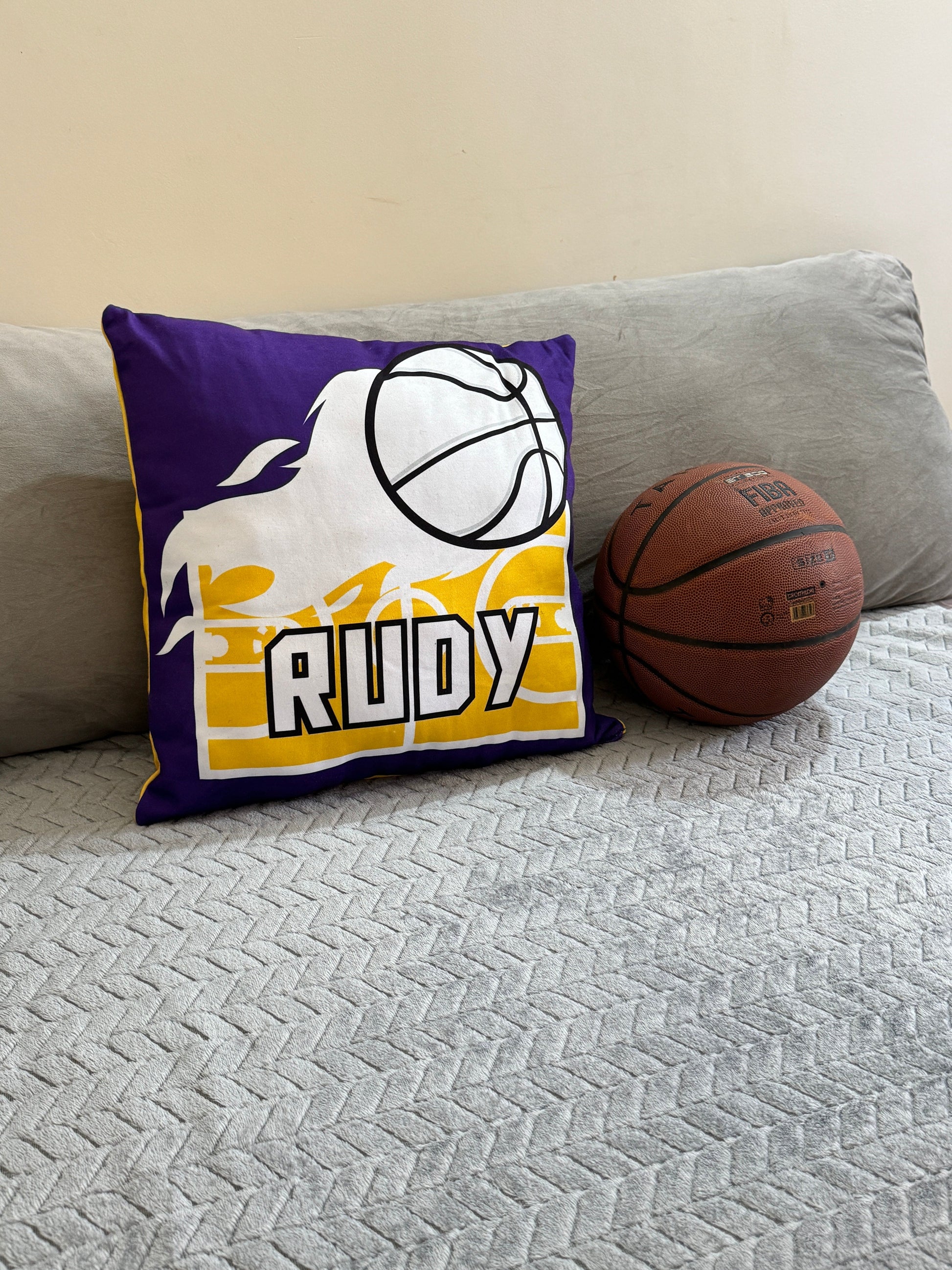 Personalized Basketball Pillow for Boys and Men - My Store