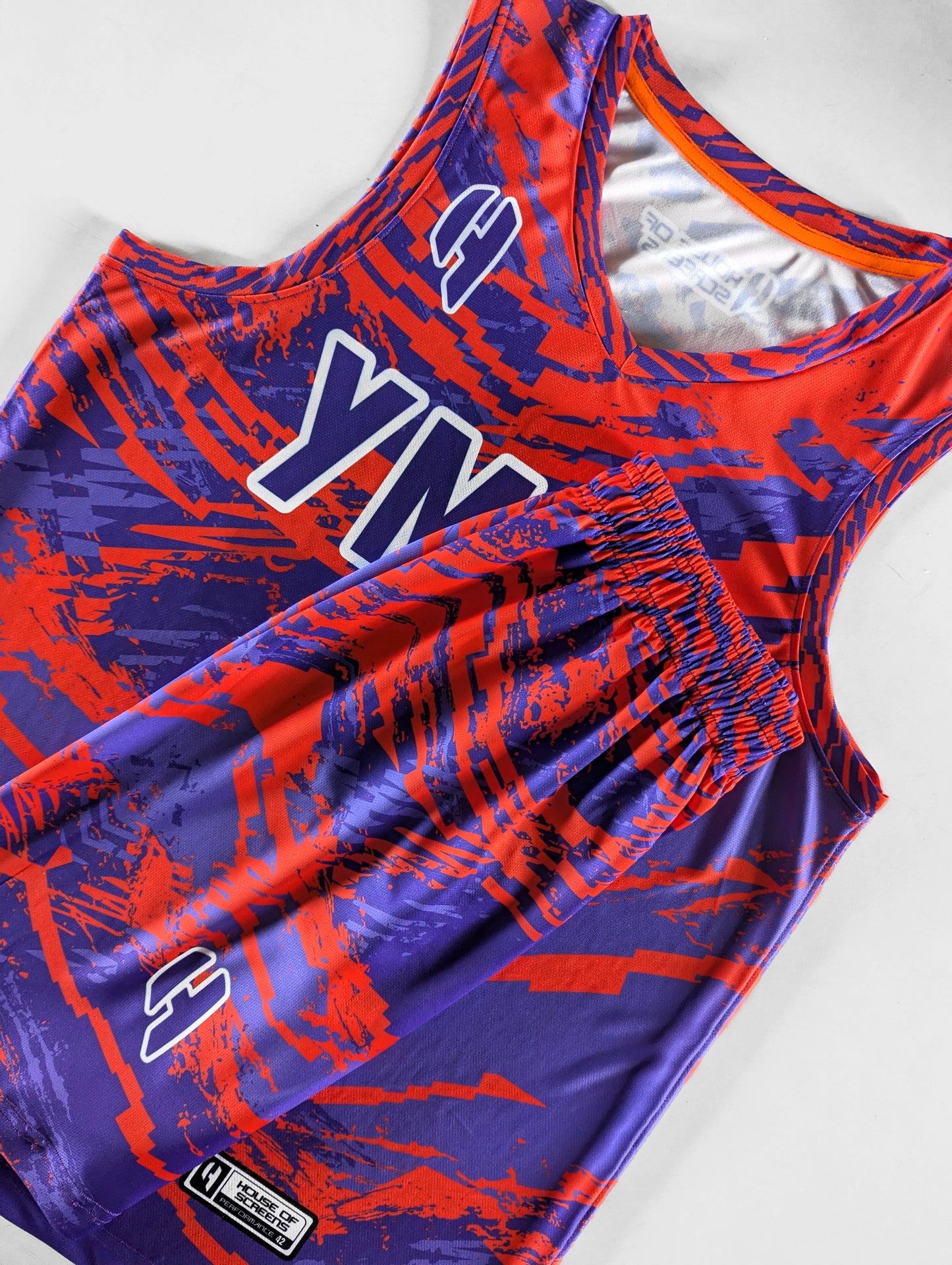 Custom Basketball Jersey and Shorts – Personalized Team Name, Player Name & Number – No Minimum Order- HX304BS