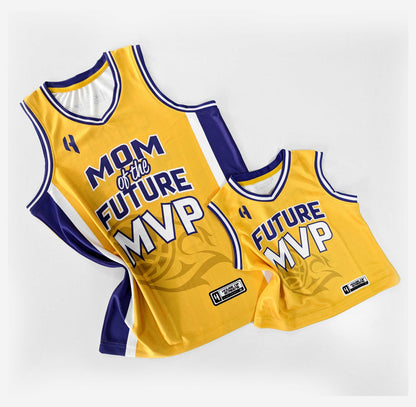 Future MVP Customized Birthday Basketball Jersey – Personalized for Kids, Youth, and Adults, Perfect for First Birthdays, Basketball-Themed Parties, and Family Celebrations