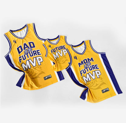 Future MVP Customized Birthday Basketball Jersey – Personalized for Kids, Youth, and Adults, Perfect for First Birthdays, Basketball-Themed Parties, and Family Celebrations