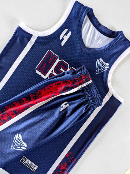 Custom Basketball Jersey and Shorts – Personalized Team Name, Player Name & Number – No Minimum Order- HX324BS