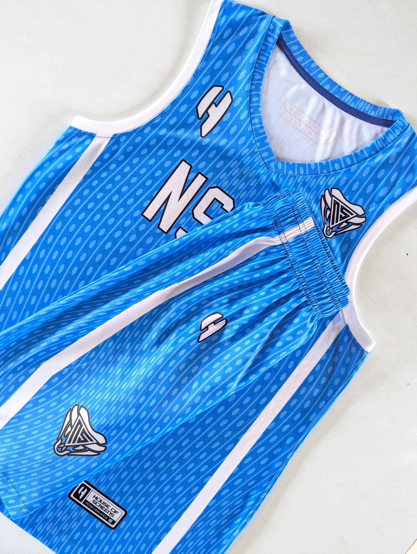 Custom Basketball Jersey and Shorts – Personalized Team Name, Player Name & Number – No Minimum Order- HX325BS
